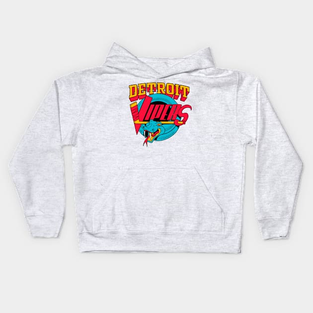 Detroit Vipers Kids Hoodie by littlepdraws